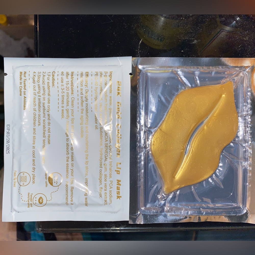24K Gold Lip Mask - 3 masks